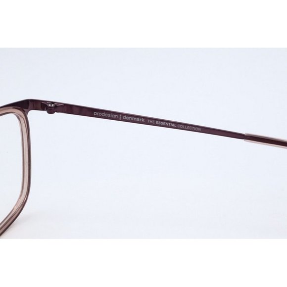 Pro-Design Denmark 3184 c.4212 Light Rose Square Eyeglasses Clear Lenses 50mm - Picture 5 of 6